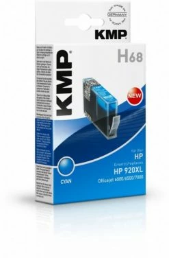 Druckerpatronen, Druckerzubehör KMP H68 (1.100 S.) Mit Chip Tintenpatrone Cyan