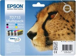 Druckerpatronen, Druckerzubehör Epson T 0715 Tintenpatrone Multipack 4-farbig