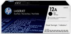 Druckerpatronen, Druckerzubehör HP Q 2612 AD Toner Doppelpack Schwarz