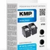 Druckerpatronen, Druckerzubehör KMP H75D Doppelpack (2x 600 Seiten.) Tintenpatrone Ersetzt HP 301XL (CH563EE) Schwarz