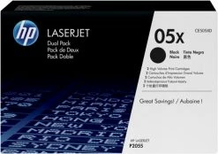 Druckerpatronen, Druckerzubehör HP CE 505 XD Toner Doppelpack Schwarz