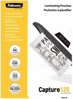 Druckerpatronen, Druckerzubehör Fellowes Laminierfolien A4 125 Mic (250 St.) Value Pack