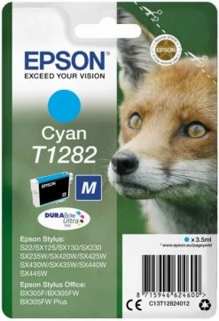 Druckerpatronen, Druckerzubehör Epson T1282 DURABrite Ultra Tintenpatrone Cyan