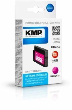 Druckerpatronen, Druckerzubehör KMP H166MX (2.000 S.) Tintenpatrone Ersetzt HP 953XL (F6U17AE) Magenta