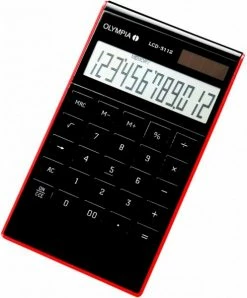 Bürogeräte Olympia LCD-3112 Taschenrechner Schwarz
