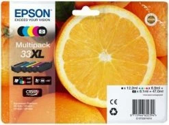 Druckerpatronen, Druckerzubehör Epson 33XL Claria Premium Multipack 5-farbig