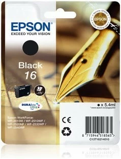 Druckerpatronen, Druckerzubehör Epson T 1621 Tinte DURABrite Ultra Schwarz