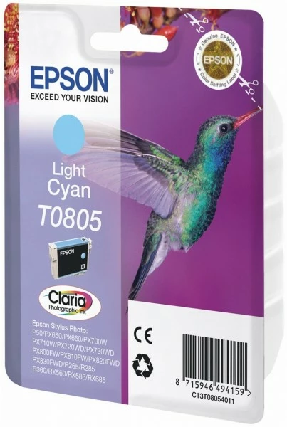 Druckerpatronen, Druckerzubehör Epson T 0805 Tinte Claria Photographic Light Cyan 2 Druckerpatronen, Druckerzubehör Epson T 0805 Tinte Claria Photographic Light Cyan – Bild 2