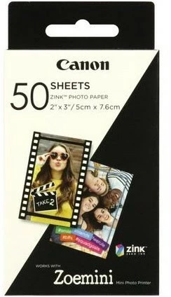 Druckerpatronen, Druckerzubehör Canon Zink-Papier ZP-2030 (50 Blatt) Fotopapier