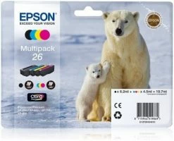 Druckerpatronen, Druckerzubehör Epson 26 Claria Premium Multipack 4-farbig