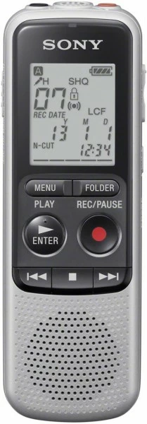 Diktiergeräte Sony ICD-BX 140 Diktiergerät Silber