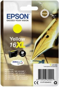 Druckerpatronen, Druckerzubehör Epson 16XL DURABrite Ultra Tintenpatrone Gelb