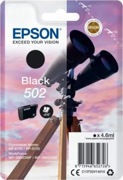 Druckerpatronen, Druckerzubehör Epson 502 (4,6ml) Tintenpatrone Schwarz 5 Druckerpatronen, Druckerzubehör Epson 502 (4,6ml) Tintenpatrone Schwarz -Günstiges Bürobedarf Geschäft a0bb741b 6f8d 46ce af5f a20bae15598b 600x600