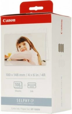 Druckerpatronen, Druckerzubehör Canon KP-108 IN Papier+Farbkartusche