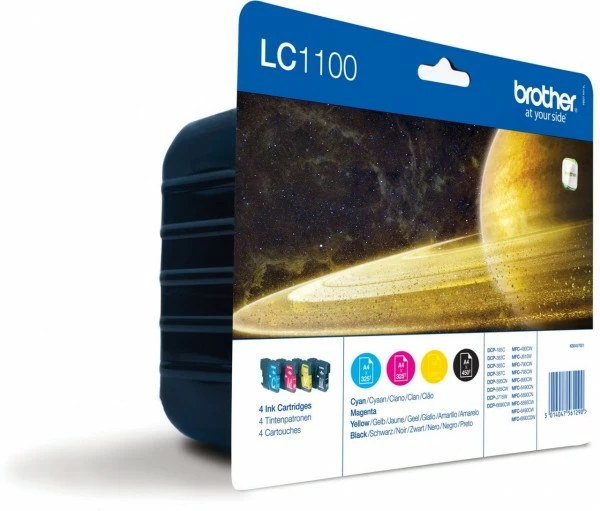 Druckerpatronen, Druckerzubehör Brother LC-1100 Tintenpatrone Value-Pack 4-farbig 1 Druckerpatronen, Druckerzubehör Brother LC-1100 Tintenpatrone Value-Pack 4-farbig