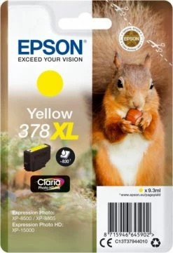 Druckerpatronen, Druckerzubehör Epson 378XL Claria Photo HD Tintenpatrone Gelb