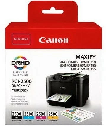 Druckerpatronen, Druckerzubehör Canon PGI-2500 Tinten-Multipack 4-farbig 2 Druckerpatronen, Druckerzubehör Canon PGI-2500 Tinten-Multipack 4-farbig – Bild 2