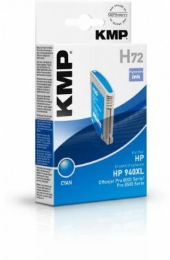 Druckerpatronen, Druckerzubehör KMP H72 (1.400 S.) Recycled Mit Chip Tintenpatrone Cyan