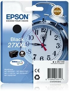 Druckerpatronen, Druckerzubehör Epson 27XXL DURABrite Ultra Tintenpatrone Schwarz