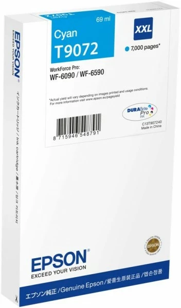 Druckerpatronen, Druckerzubehör Epson WF-6xxx Ink Cartridge XXL Tintenpatrone Cyan 2 Druckerpatronen, Druckerzubehör Epson WF-6xxx Ink Cartridge XXL Tintenpatrone Cyan – Bild 2