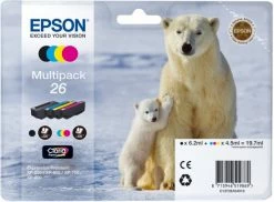 Druckerpatronen, Druckerzubehör Epson 26 Claria Premium Multipack 4-farbig