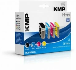 Druckerpatronen, Druckerzubehör KMP H71V Multipack Recycled Mit Chip Tinten-Multipack 4-farbig