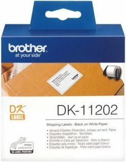 Druckerpatronen, Druckerzubehör Brother DK 11202 Etiketten (100x62mm) Weiß