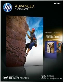 Druckerpatronen, Druckerzubehör HP Advanced Fotopapier 25 Blatt Glossy