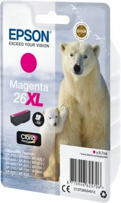 Druckerpatronen, Druckerzubehör Epson 26XL Claria Premium Tintenpatrone Magenta -Günstiges Bürobedarf Geschäft b35b10cc bc9c 4528 8311 7cff1939c5d7 600x600