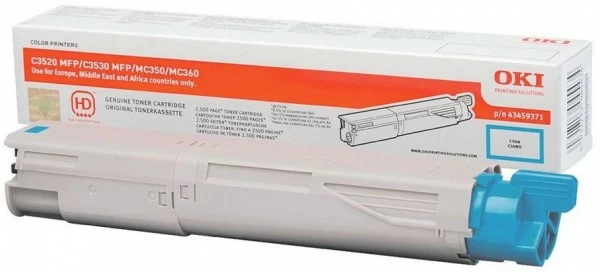 Druckerpatronen, Druckerzubehör Oki 43459371 Toner (2.500 S.) Cyan 1 Druckerpatronen, Druckerzubehör Oki 43459371 Toner (2.500 S.) Cyan
