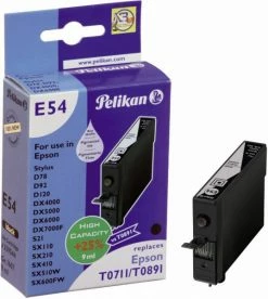 Druckerpatronen, Druckerzubehör Pelikan E54 Tintenpatrone Ersetzt Epson T07114011 Schwarz
