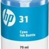 Druckerpatronen, Druckerzubehör HP Nr. 31 Tintenflasche (70ml) Cyan