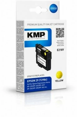 Druckerpatronen, Druckerzubehör KMP E218Y (180 S.) Tintenpatrone Ersetzt 29 (T2984) Gelb