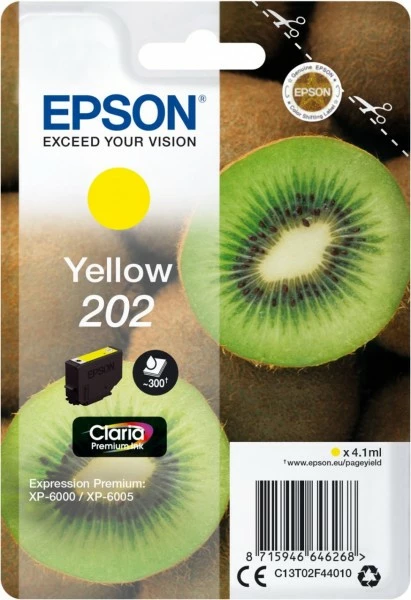 Druckerpatronen, Druckerzubehör Epson 202 Claria Premium Tintenpatrone Gelb 1 Druckerpatronen, Druckerzubehör Epson 202 Claria Premium Tintenpatrone Gelb