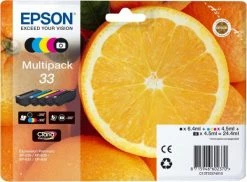 Druckerpatronen, Druckerzubehör Epson 33 Claria Premium Multipack 5-farbig