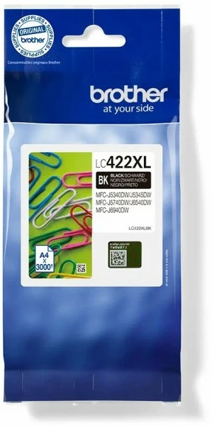 Druckerpatronen, Druckerzubehör Brother LC-422XLBK (3.000 S.) Tintenpatrone Schwarz 1 Druckerpatronen, Druckerzubehör Brother LC-422XLBK (3.000 S.) Tintenpatrone Schwarz