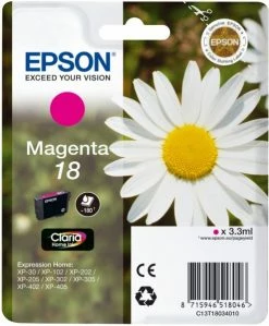 Druckerpatronen, Druckerzubehör Epson 18 Claria Home Tintenpatrone Magenta