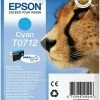 Druckerpatronen, Druckerzubehör Epson T 0712 Tinte DURABrite Ultra Cyan