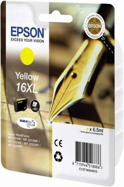 Druckerpatronen, Druckerzubehör Epson 16XL DURABrite Ultra Tintenpatrone Gelb 2 Druckerpatronen, Druckerzubehör Epson 16XL DURABrite Ultra Tintenpatrone Gelb – Bild 2