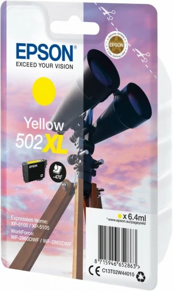 Druckerpatronen, Druckerzubehör Epson 502XL (6,4ml) Tintenpatrone Gelb 2 Druckerpatronen, Druckerzubehör Epson 502XL (6,4ml) Tintenpatrone Gelb – Bild 2