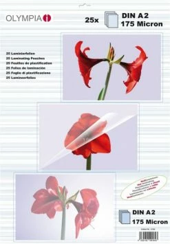 Druckerpatronen, Druckerzubehör Olympia Laminierfolien A2 175 Mic (25 St.)