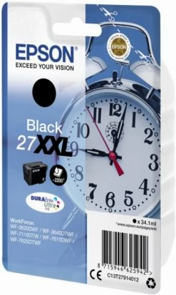 Druckerpatronen, Druckerzubehör Epson 27XXL DURABrite Ultra Tintenpatrone Schwarz -Günstiges Bürobedarf Geschäft cedc7c4c 5e46 4a67 b4e5 66cc995ffd46 600x600