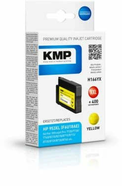 Druckerpatronen, Druckerzubehör KMP H166YX (2.000 S.) Tintenpatrone Ersetzt HP 953XL (F6U18AE) Gelb