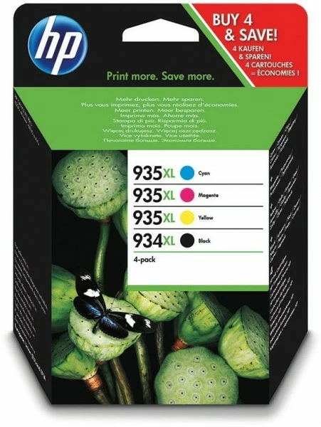 Druckerpatronen, Druckerzubehör HP Nr. 934XL/935XL Tinte Combo Pack 4-farbig 1 Druckerpatronen, Druckerzubehör HP Nr. 934XL/935XL Tinte Combo Pack 4-farbig