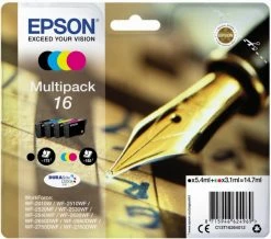 Druckerpatronen, Druckerzubehör Epson 16 DURABrite Ultra Multipack 4-farbig