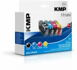 Druckerpatronen, Druckerzubehör KMP H108V Multipack Tinten-Multipack 4-farbig