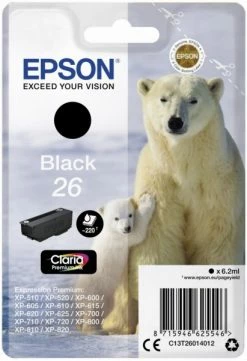 Druckerpatronen, Druckerzubehör Epson Singlepack 26 Claria Premium Ink Tintenpatrone Schwarz