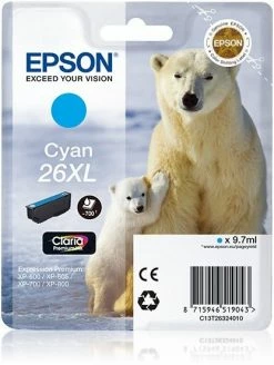 Druckerpatronen, Druckerzubehör Epson 26XL Claria Premium Tintenpatrone Cyan