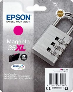 Druckerpatronen, Druckerzubehör Epson 35XL DURABrite Ultra Tintenpatrone Magenta