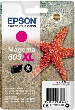 Druckerpatronen, Druckerzubehör Epson 603XL (4,0ml) Tintenpatrone Magenta